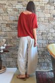 Conrad Box Cotton Knit Rust